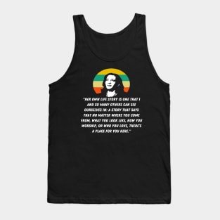 Her Own Life Madam VP Harris Quote Inauguration 2021 Retro Tank Top